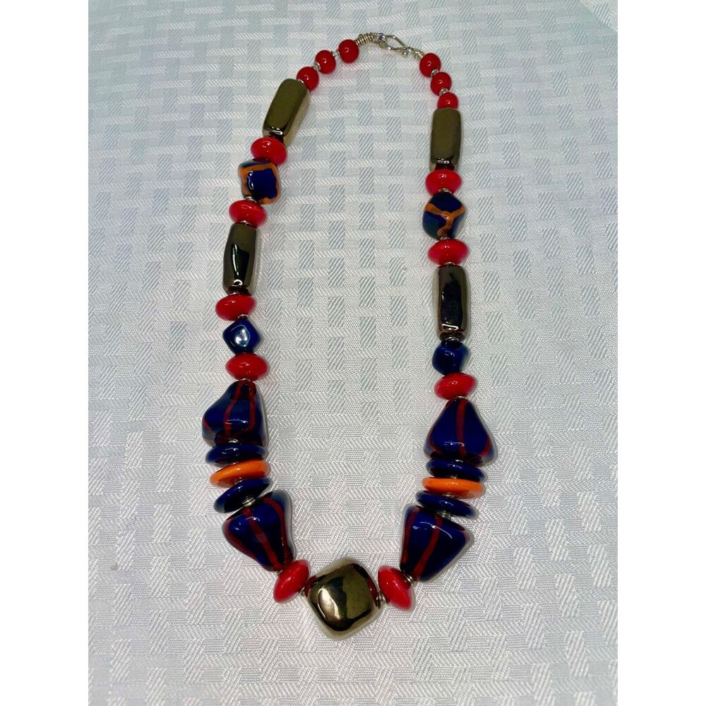 Kazuri Kenya Hand Crafted Fair Trade Beaded Necklace
